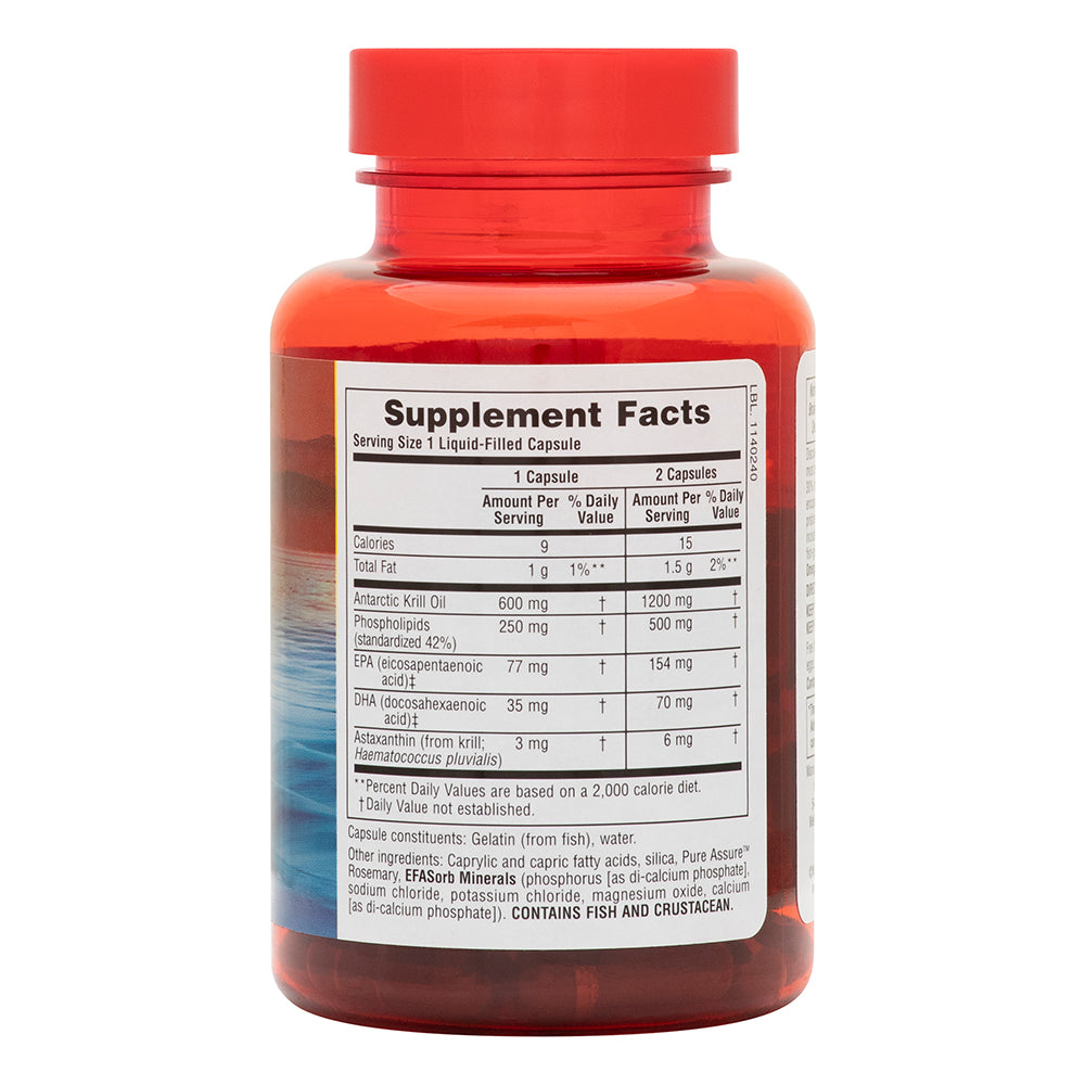 product image of Omega Krill™ Oil Liquid-Filled Capsules containing 60 Count