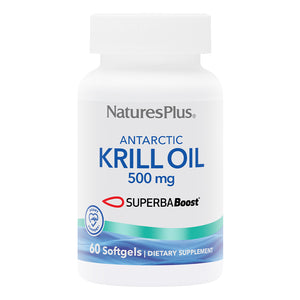 Frontal product image of Antarctic Krill Oil containing 60 Count
