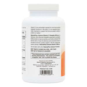 Second side product image of Immune Vitamin C Chewables containing 100 Count