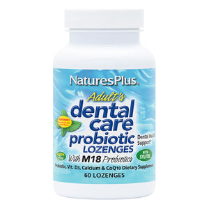 Frontal product image of Adult's Dental Care Probiotic Lozenges containing 60 Count