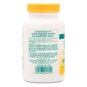 Second side product image of Nutri-Zyme® Chewable Digestive Aid containing 90 Count