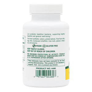 Second side product image of Acidophilus Capsules containing 90 Count