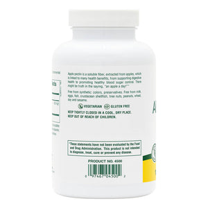 Second side product image of Apple Pectin 500 mg Tablets containing 180 Count