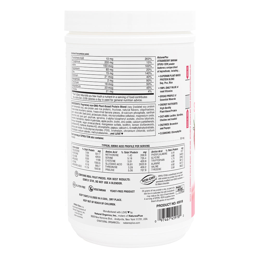 product image of SPIRU-TEIN® High-Protein Energy Meal** - Strawberry Banana flavor containing 1.16 LB