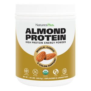 Frontal product image of Organic Almond Protein containing 1.04 LB
