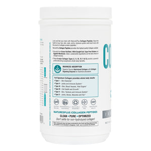 Second side product image of Collagen Peptides containing 0.65 LB