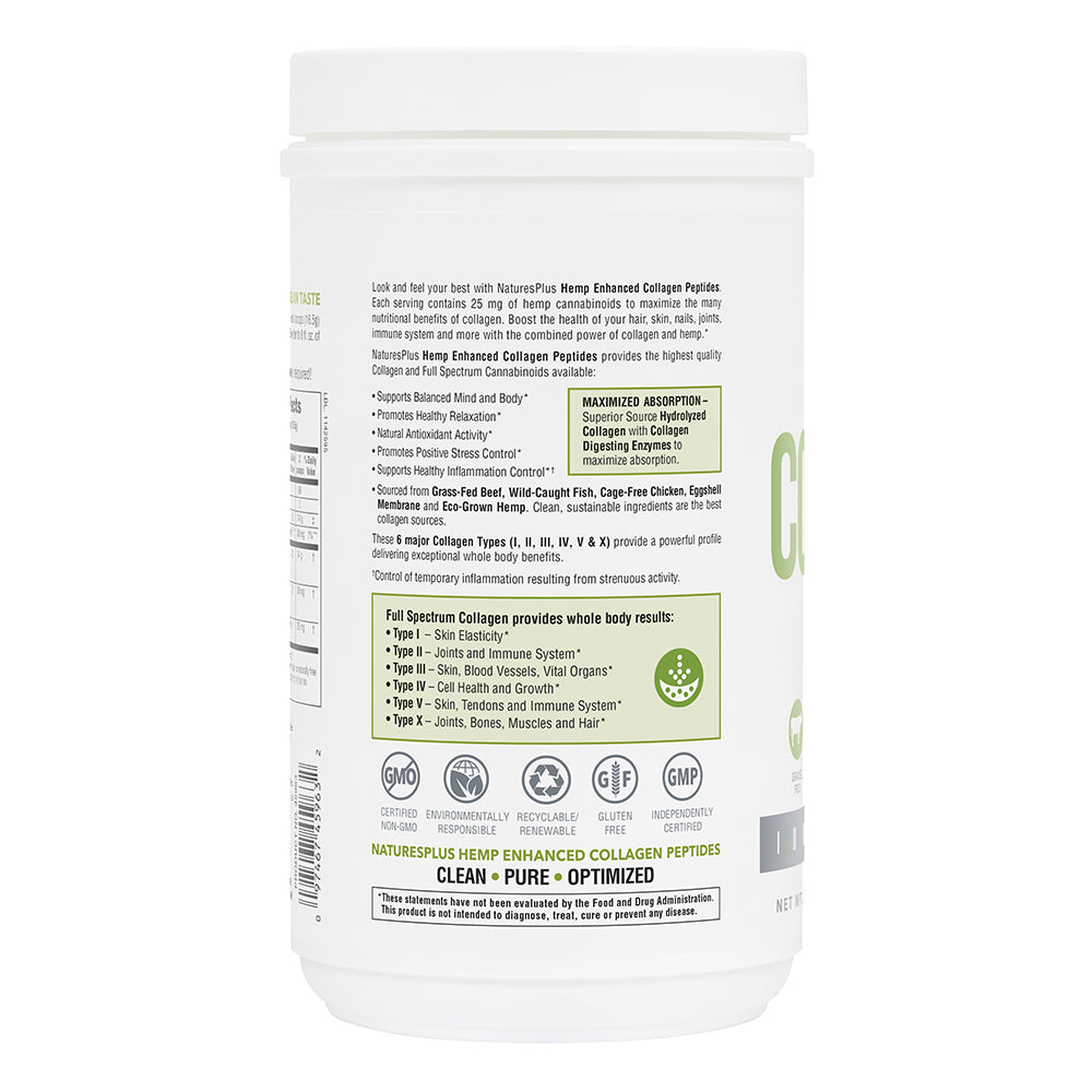 product image of Hemp Enhanced Collagen containing 0.51 LB