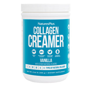 Frontal product image of Collagen Creamer Vanilla containing 0.66 LB