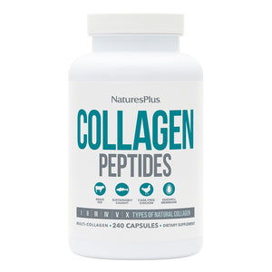 Frontal product image of Collagen Peptides Capsules containing 240 Count