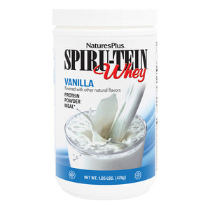 Frontal product image of SPIRU-TEIN® WHEY Shake - Vanilla containing 1.05 LB