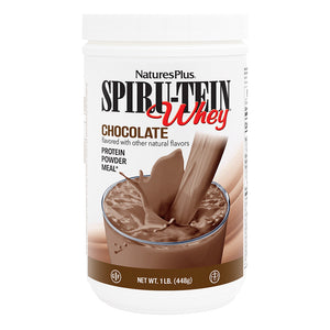Frontal product image of SPIRU-TEIN® WHEY Shake - Chocolate containing 1 LB