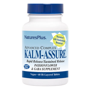 Frontal product image of Kalm-Assure® Bi-Layered Tablets containing 60 Count