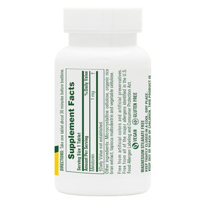 First side product image of Melatonin 1 mg Tablets containing 90 Count