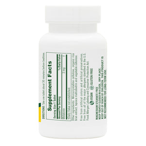 First side product image of Melatonin 3 mg Tablets containing 90 Count