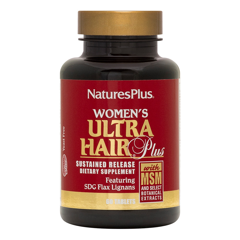 product image of Women’s Ultra Hair® Plus Sustained Release Tablets containing 60 Count