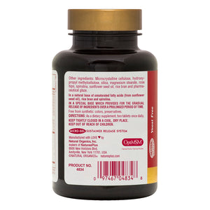 Second side product image of Ultra Hair® Plus Sustained Release Tablets containing 60 Count