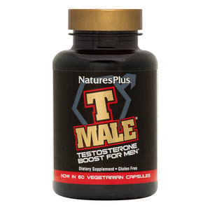 Frontal product image of T MALE® Capsules containing 60 Count