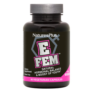 Frontal product image of E FEM™ Capsules containing 60 Count
