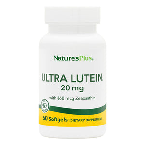 Frontal product image of Ultra Lutein® Softgels containing 60 Count