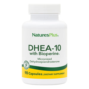 Frontal product image of DHEA-10 Capsules containing 90 Count
