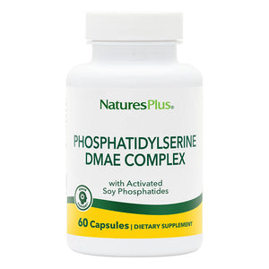 Frontal product image of Phosphatidylserine/DMAE Complex Capsules containing 60 Count