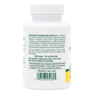 Second side product image of Phosphatidylserine/DMAE Complex Capsules containing 60 Count