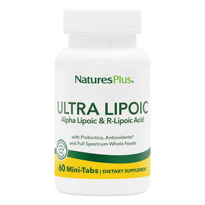 Frontal product image of Ultra Lipoic™ Bi-Layered Mini-Tabs containing 60 Count