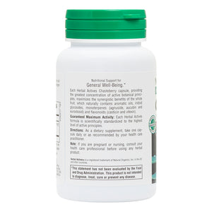 Second side product image of Herbal Actives Chasteberry Capsules containing 60 Count