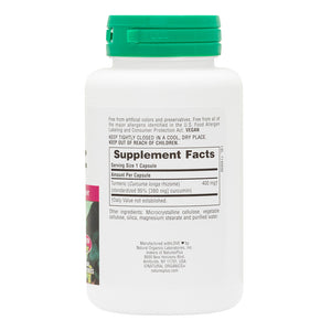 First side product image of Herbal Actives Turmeric Capsules containing 60 Count