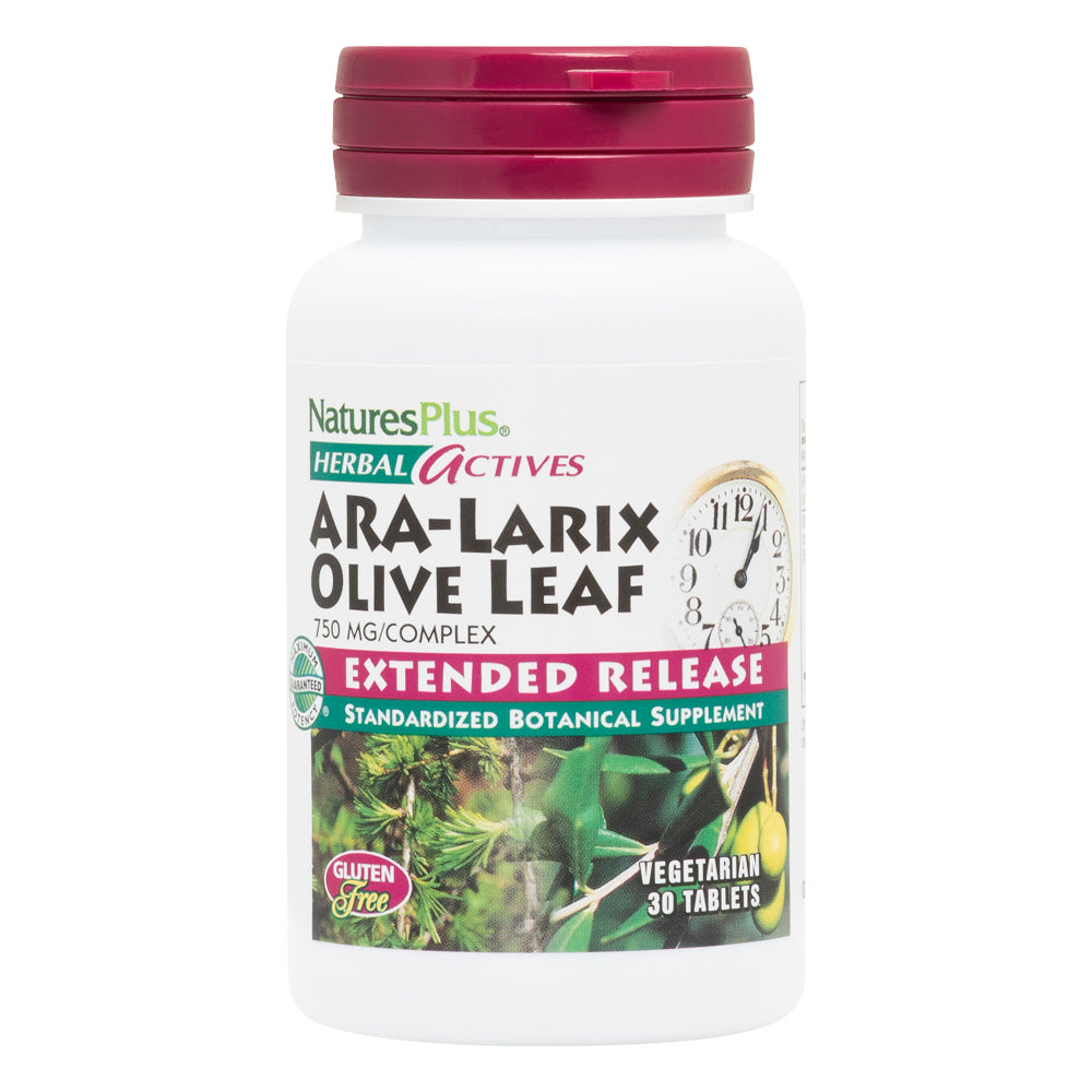 product image of Herbal Actives ARA-Larix Olive Leaf Extended Release Tablets containing 30 Count