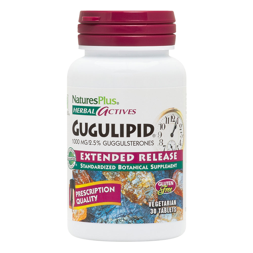 product image of Herbal Actives Gugulipid® Extended Release Tablets containing 30 Count