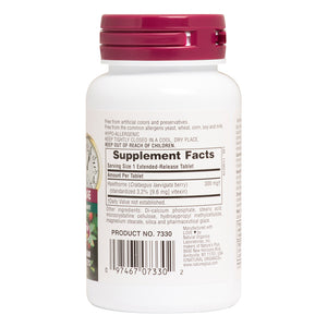 First side product image of Herbal Actives Hawthorne Extended Release Tablets containing 30 Count