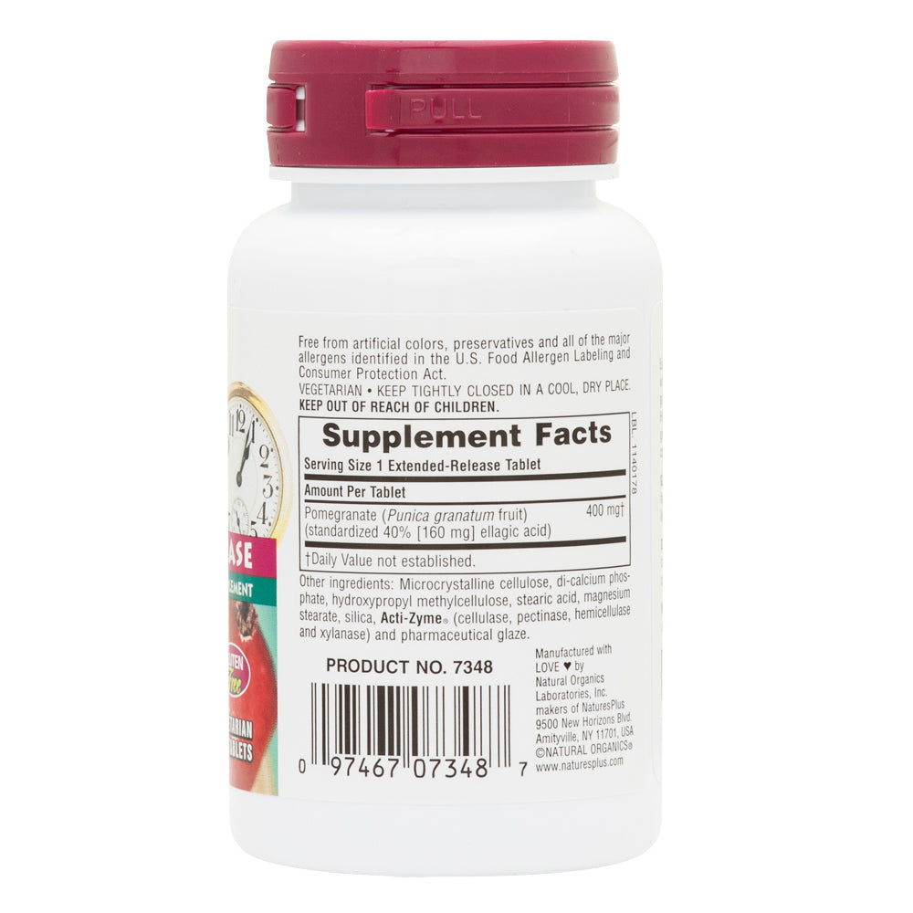 product image of Herbal Actives Pomegranate Extended Release Tablets containing 30 Count