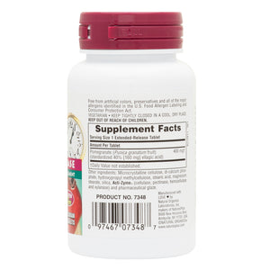 First side product image of Herbal Actives Pomegranate Extended Release Tablets containing 30 Count