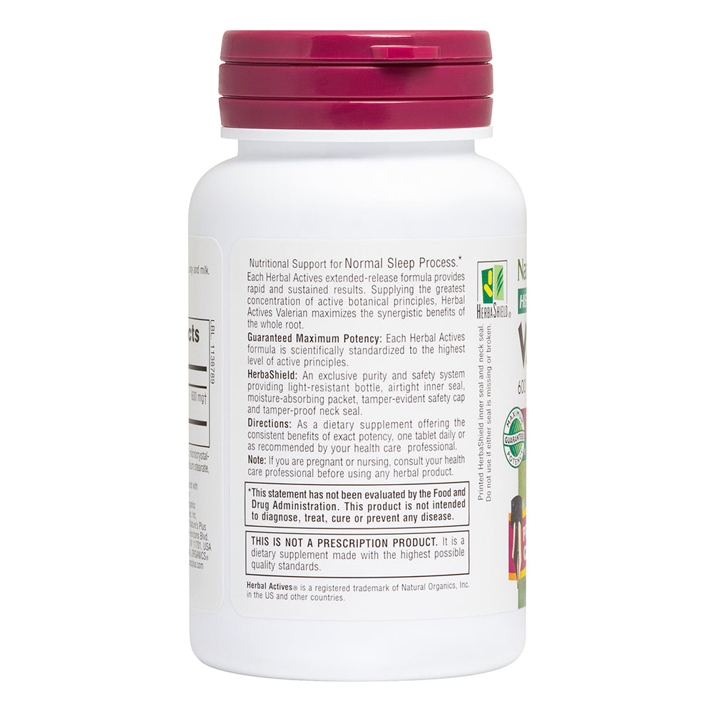 product image of Herbal Actives Valerian Extended Release Tablets containing 30 Count