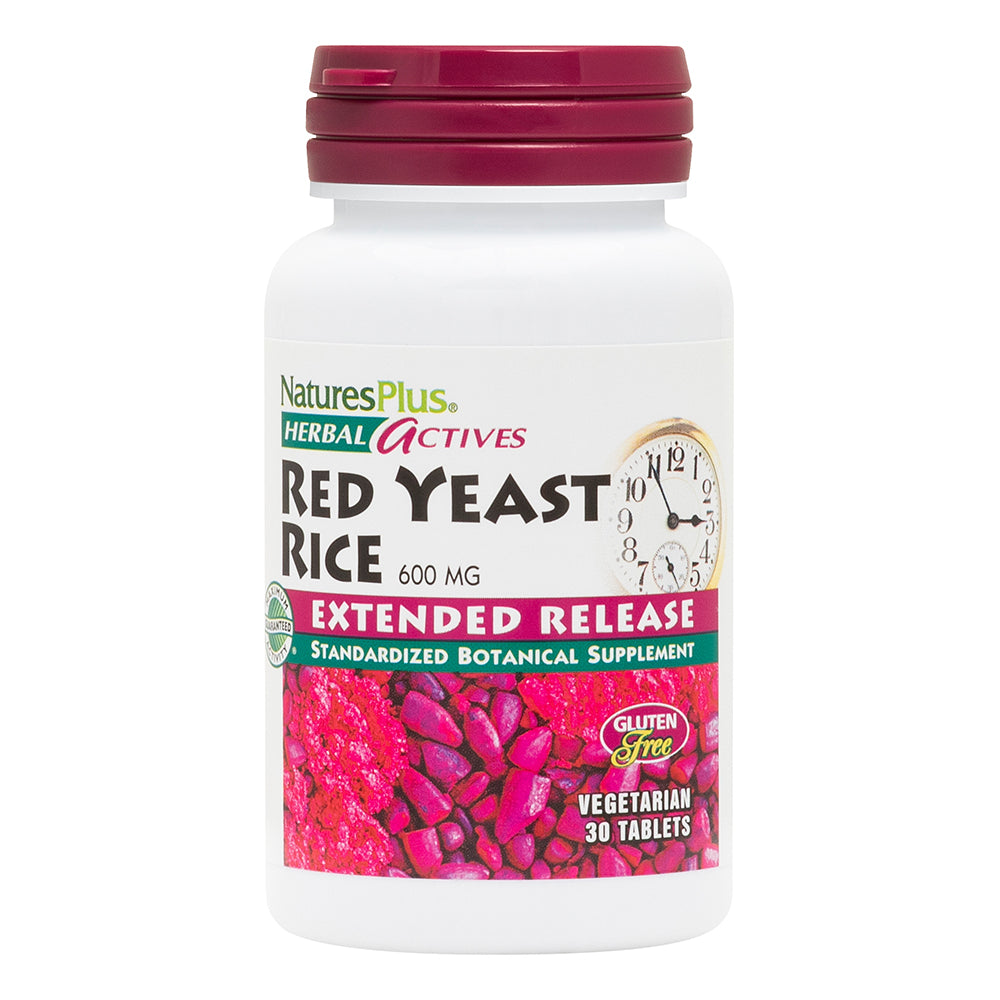 product image of Herbal Actives Red Yeast Rice Extended Release Tablets containing 30 Count