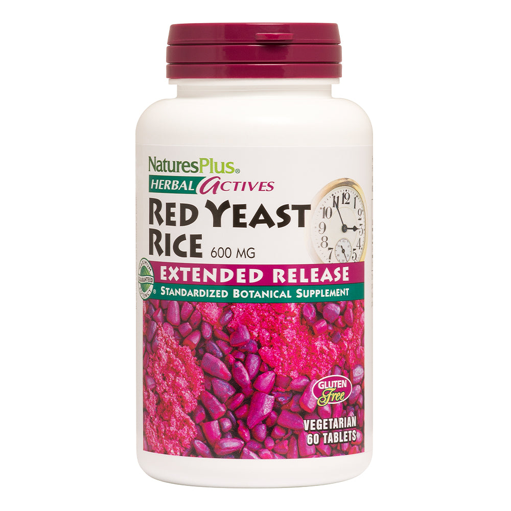 product image of Herbal Actives Red Yeast Rice Extended Release Tablets containing 60 Count