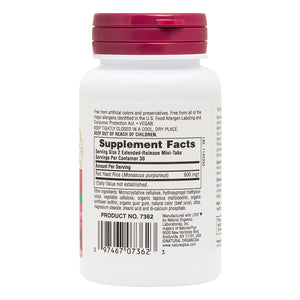 First side product image of Herbal Actives Red Yeast Rice Extended Release Mini-Tabs containing 60 Count