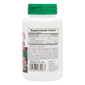 First side product image of Herbal Actives ImmunActin® Zinc Lozenges containing 60 Count