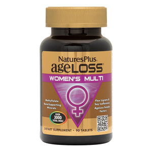 Frontal product image of AgeLoss® Women’s Multivitamin Tablets containing 90 Count