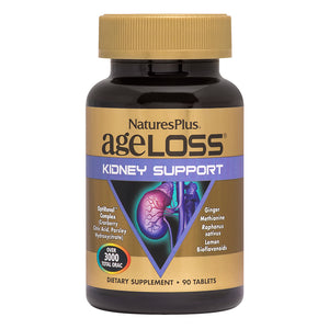Frontal product image of AgeLoss® Kidney Support Tablets containing 90 Count