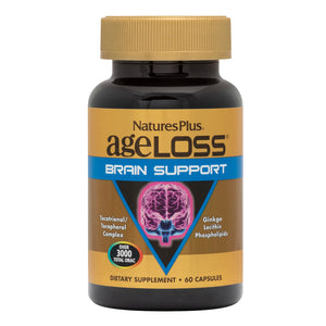 Frontal product image of AgeLoss® Brain Support Capsules containing 60 Count