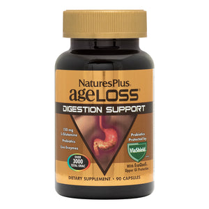 Frontal product image of AgeLoss® Digestion Support Capsules containing 90 Count