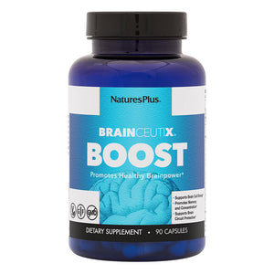 Frontal product image of BrainCeutix™ Boost Capsules containing 90 Count