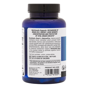 Second side product image of BrainCeutix™ Boost Capsules containing 90 Count