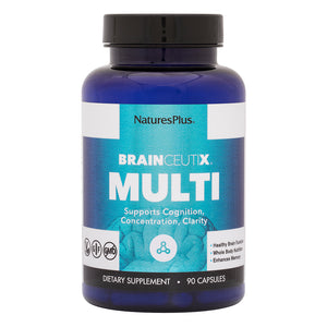 Frontal product image of BrainCeutix® Multivitamin Capsules containing 90 Count