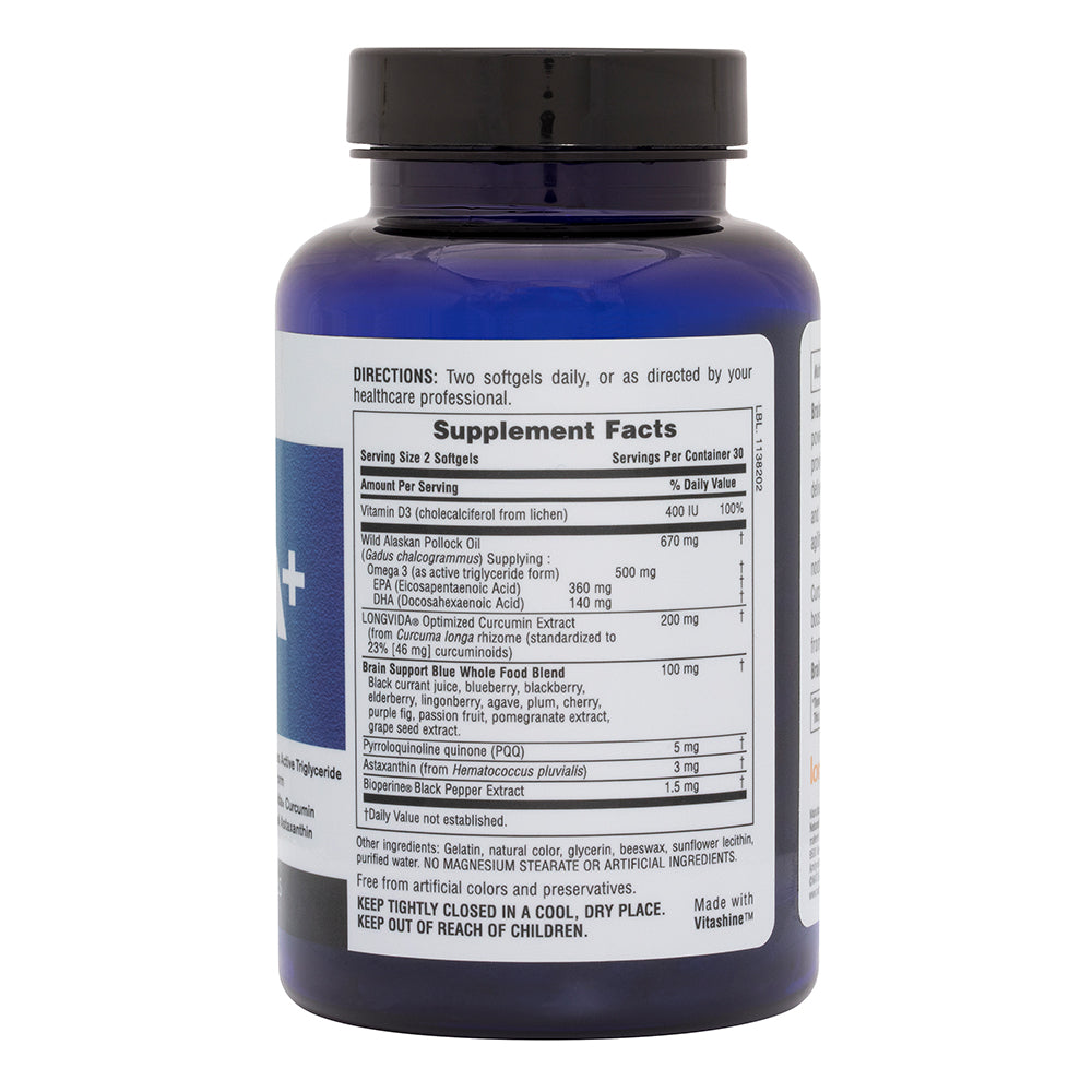 product image of BrainCeutix® Omega+ Softgels containing 60 Count