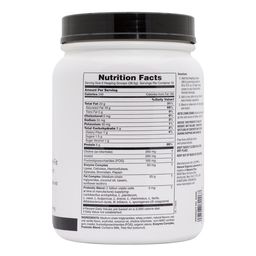 product image of KetoLiving™ LCHF Shake - Vanilla containing 1.27 LB