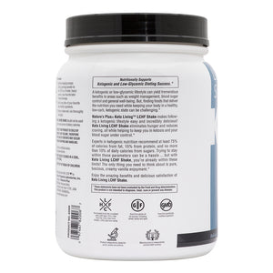 Second side product image of KetoLiving™ LCHF Shake - Vanilla containing 1.27 LB