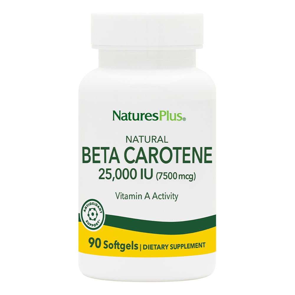 product image of Natural Beta Carotene Softgels containing 90 Count